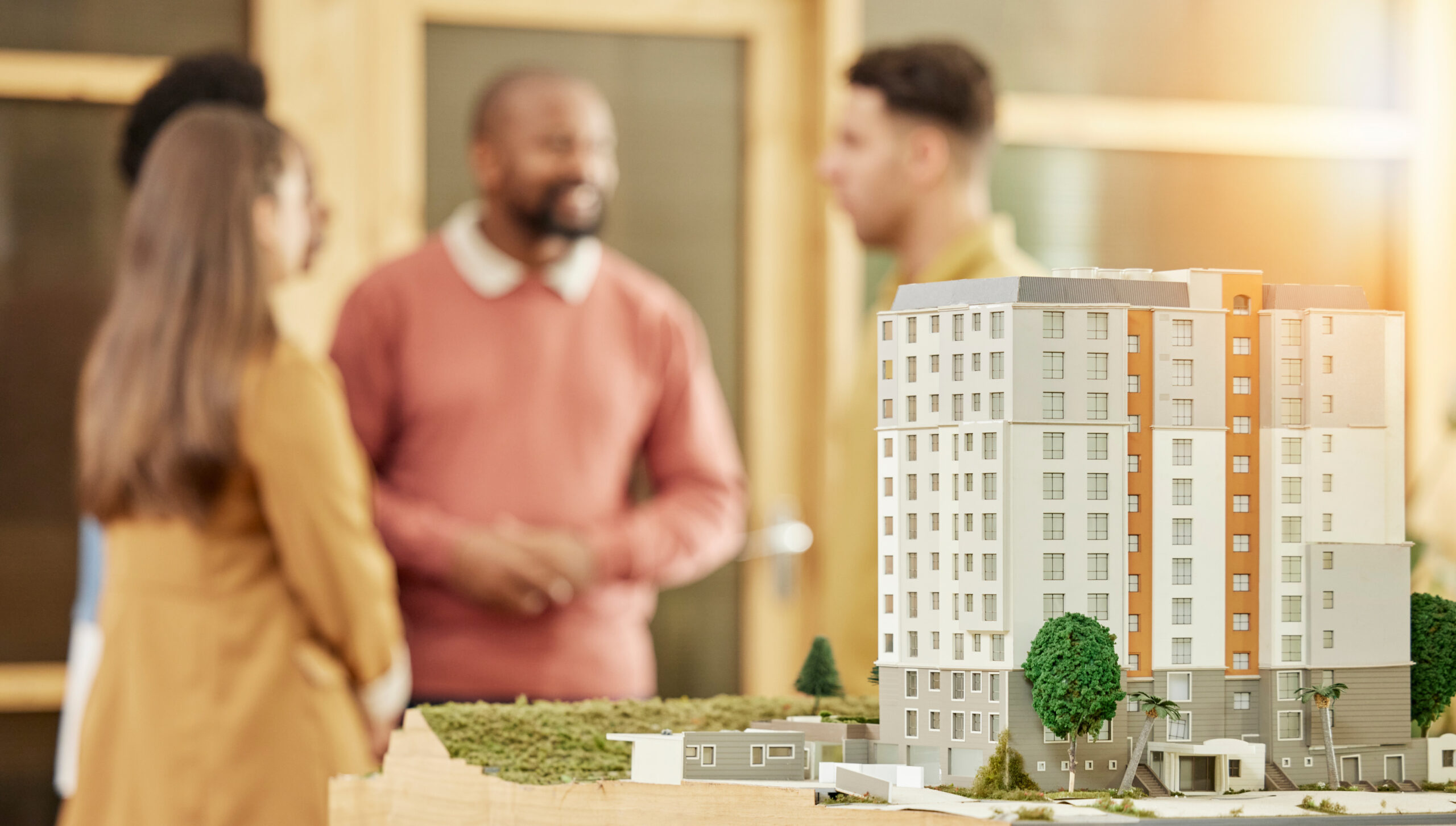 Multi-unit residential building exterior