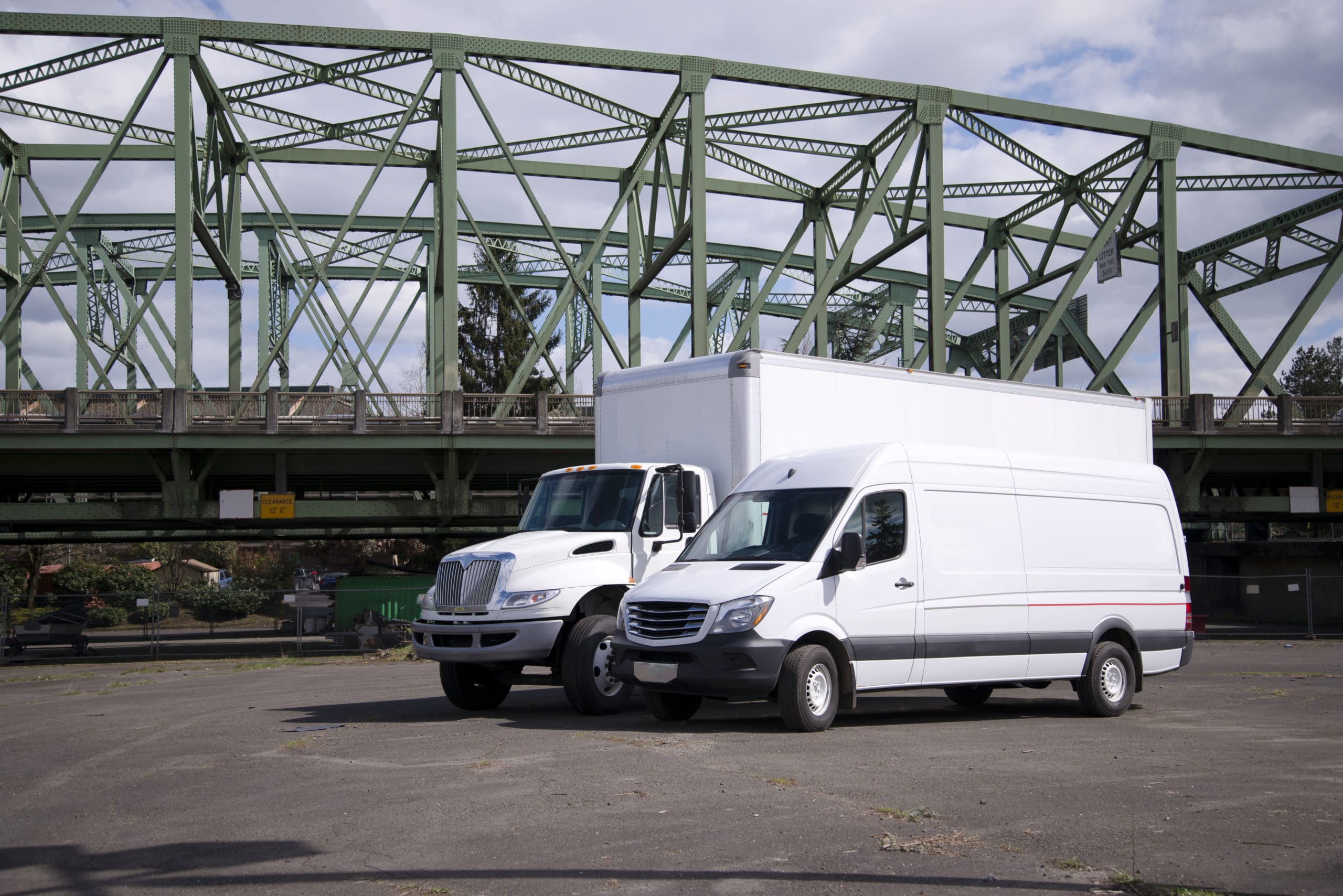 Commercial box truck